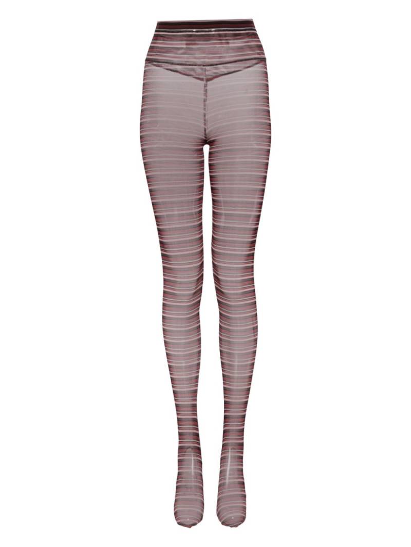 Chopova Lowena Stirrup mesh leggings - Red von Chopova Lowena