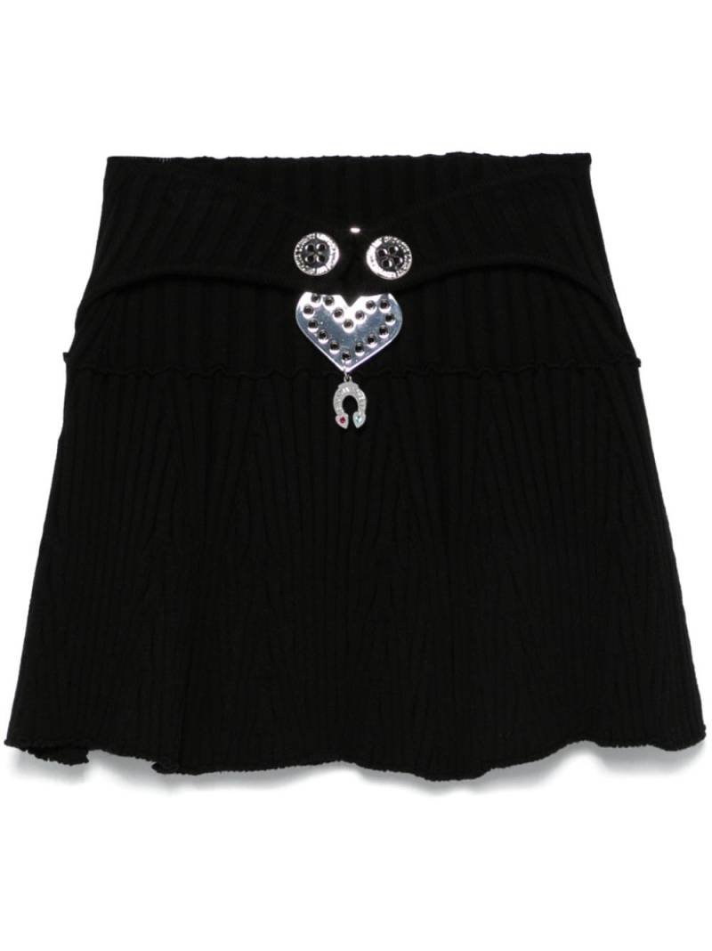 Chopova Lowena Sweetheart mini skirt - Black von Chopova Lowena