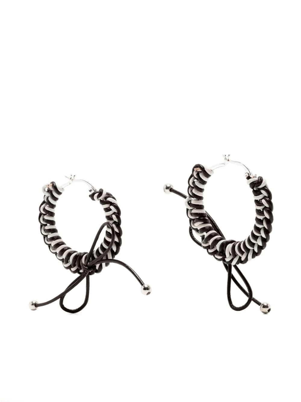 Chopova Lowena braided earrings - Black von Chopova Lowena