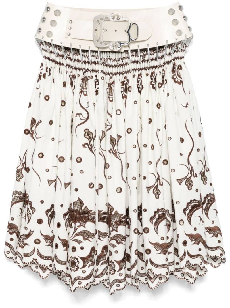 Chopova Lowena carabiner midi skirt - White von Chopova Lowena