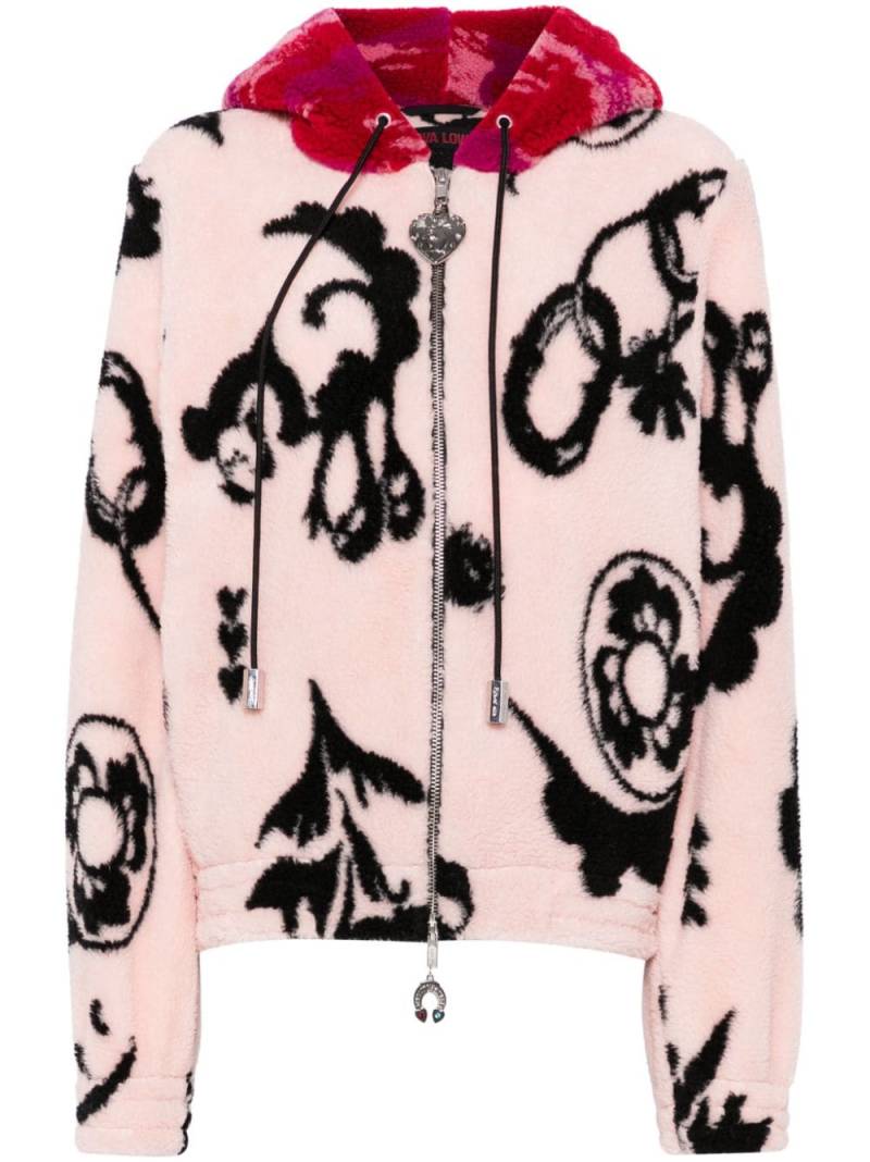 Chopova Lowena fleece hoodie - Pink von Chopova Lowena