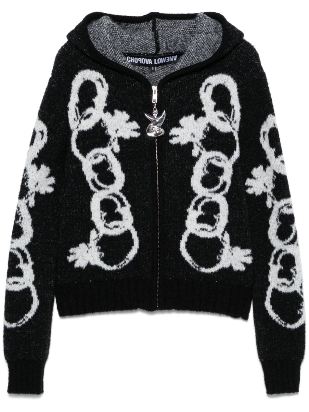 Chopova Lowena hooded cardigan - Black von Chopova Lowena