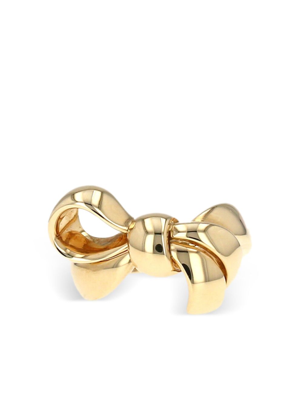 Christian Dior Pre-Owned 18kt yellow gold bow ring von Christian Dior Pre-Owned