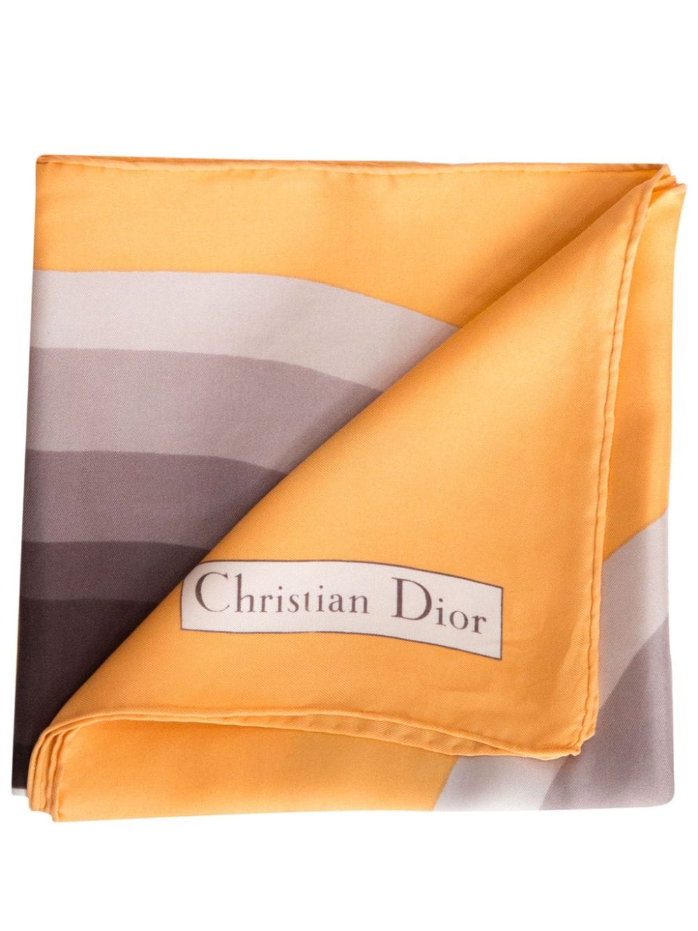 Christian Dior Pre-Owned 1970s logo-print scarf - Orange von Christian Dior Pre-Owned