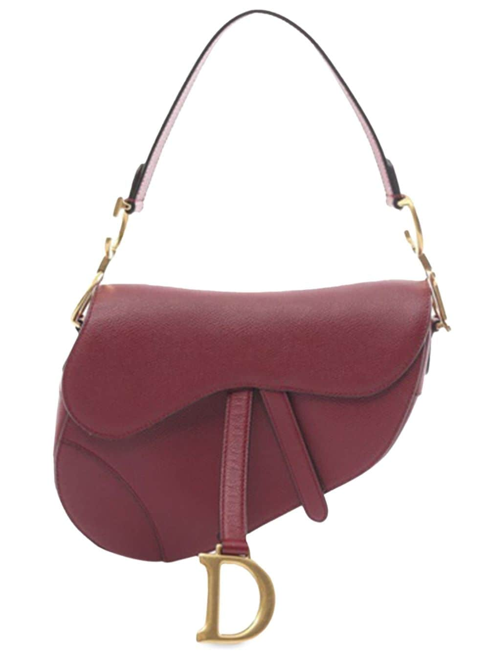 Christian Dior Pre-Owned 1990-2023 Medium Leather Saddle shoulder bag - Red von Christian Dior Pre-Owned