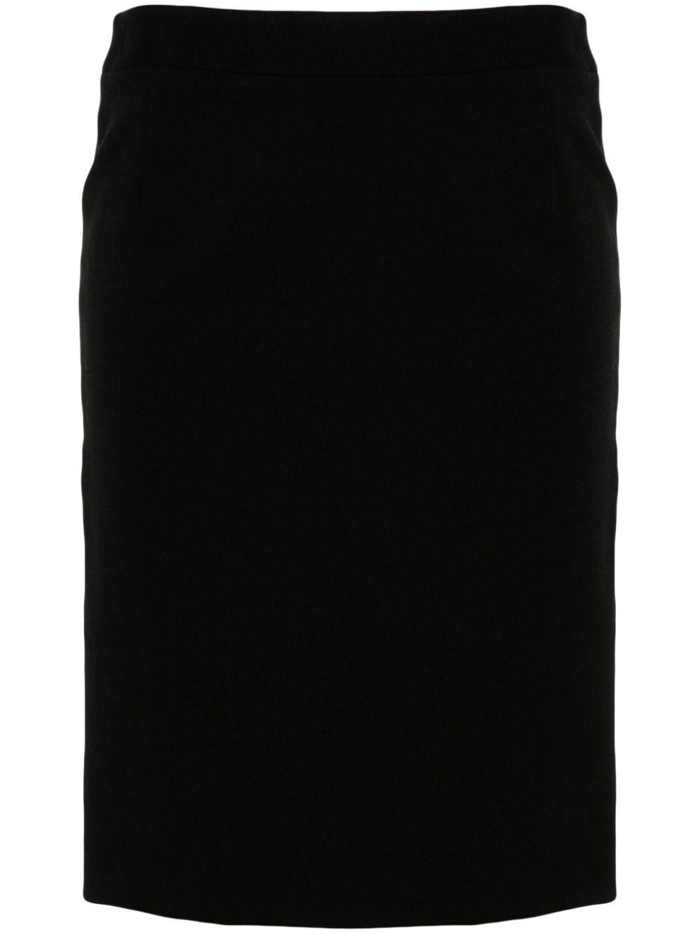 Christian Dior Pre-Owned 1990s crepe pencil skirt - Black von Christian Dior Pre-Owned