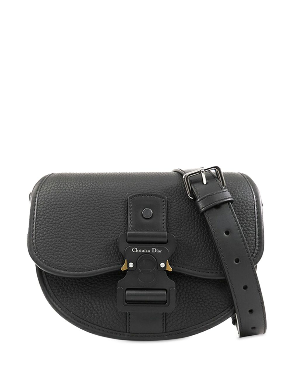 Christian Dior Pre-Owned 2000-2024 Mini Leather Gallop crossbody bag - Black von Christian Dior Pre-Owned