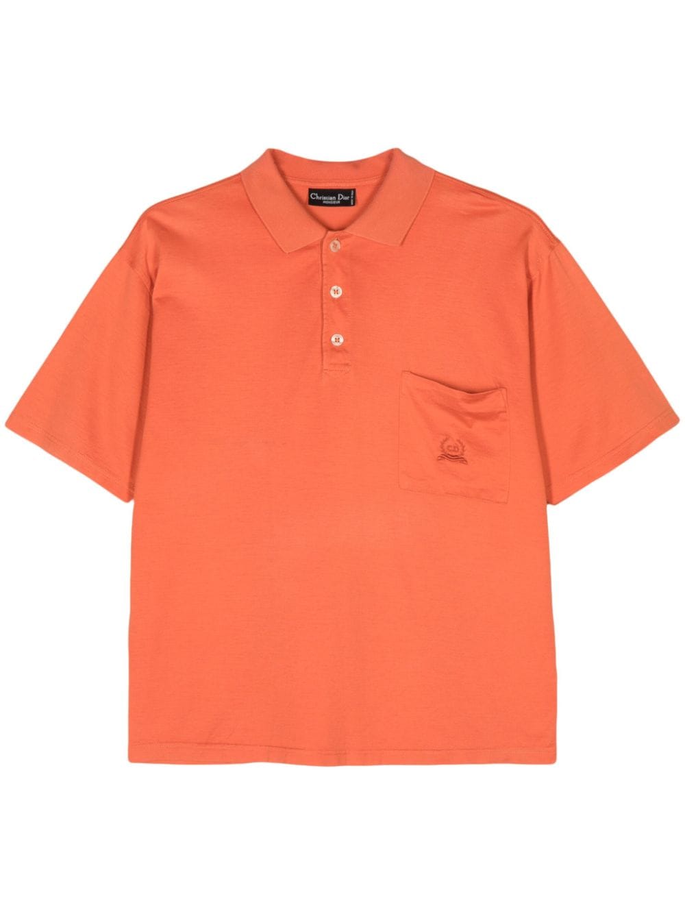 Christian Dior Pre-Owned 2000 cotton polo shirt - Orange von Christian Dior Pre-Owned