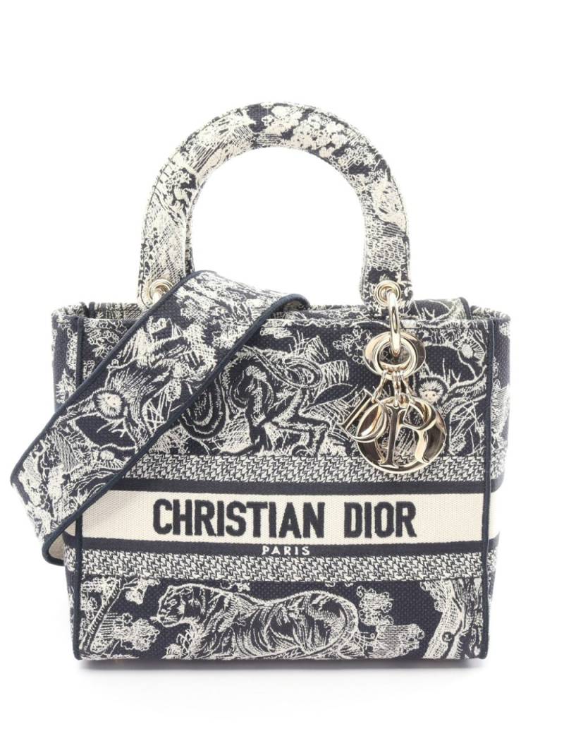 Christian Dior Pre-Owned 2000s medium Lady D-Lite handbag - White von Christian Dior Pre-Owned