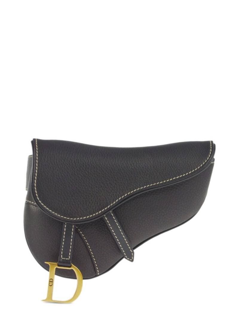 Christian Dior Pre-Owned 2003 Saddle leather belt bag - Black von Christian Dior Pre-Owned