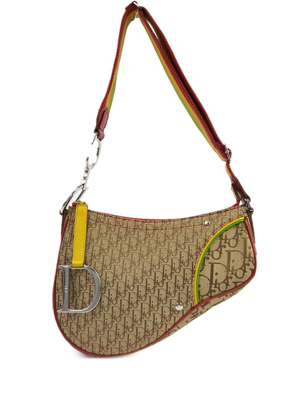 Christian Dior Pre-Owned 2004 Rasta line Saddle shoulder bag - Neutrals von Christian Dior Pre-Owned