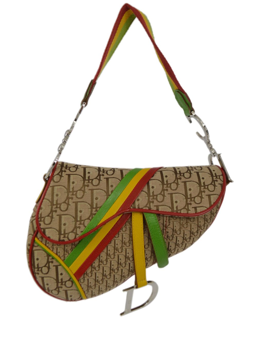 Christian Dior Pre-Owned 2004 pre-owned Rasta Trotter Saddle bag - Brown von Christian Dior Pre-Owned