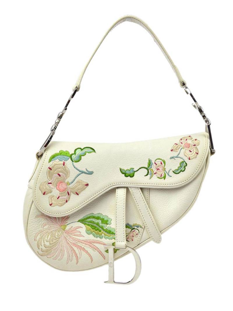 Christian Dior Pre-Owned 2005 Saddle shoulder bag - White von Christian Dior Pre-Owned