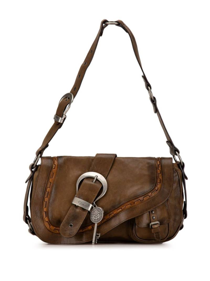 Christian Dior Pre-Owned 2006 Gaucho Double Saddle shoulder bag - Brown von Christian Dior Pre-Owned