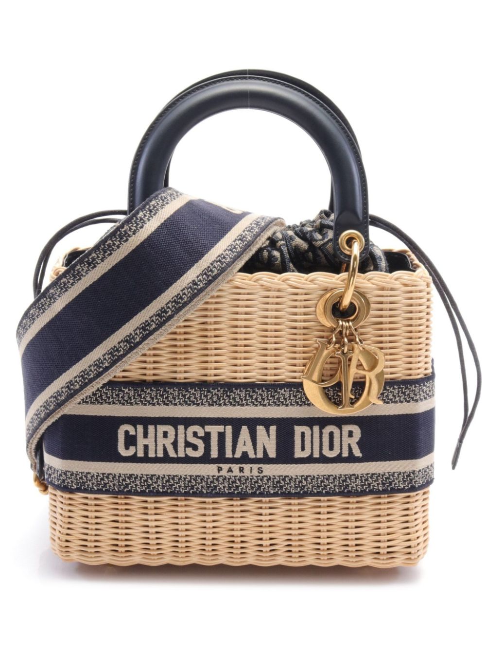 Christian Dior Pre-Owned 2010 Lady Dior two-way handbag - Neutrals von Christian Dior Pre-Owned