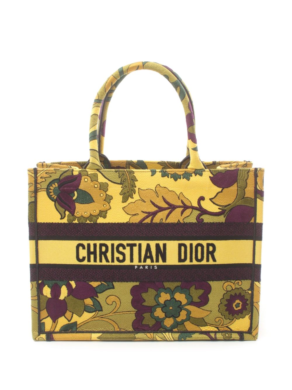 Christian Dior Pre-Owned 2010's medium Book tote bag - Yellow von Christian Dior Pre-Owned