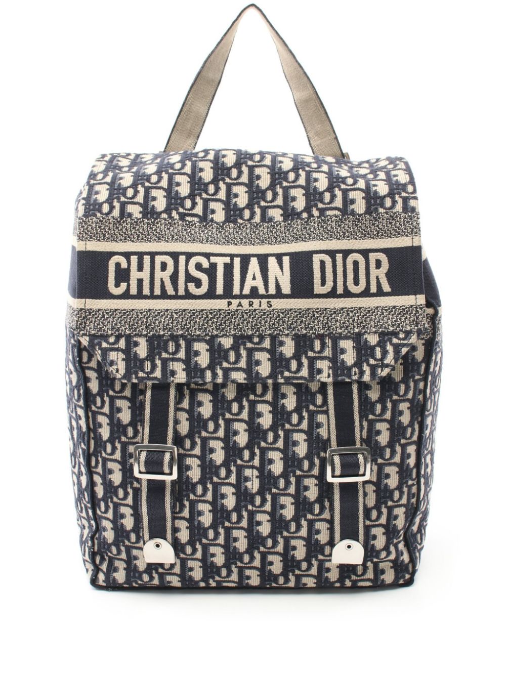 Christian Dior Pre-Owned 2010s Oblique backpack - Blue von Christian Dior Pre-Owned