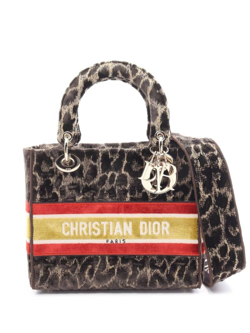 Christian Dior Pre-Owned 2010s medium Lady D-Lite two-way handbag - Brown von Christian Dior Pre-Owned