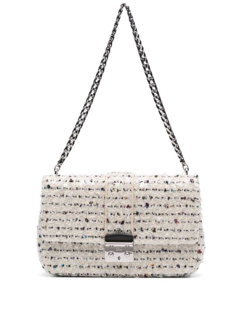 Christian Dior Pre-Owned 2013 Miss Dior tweed bag - Neutrals von Christian Dior Pre-Owned