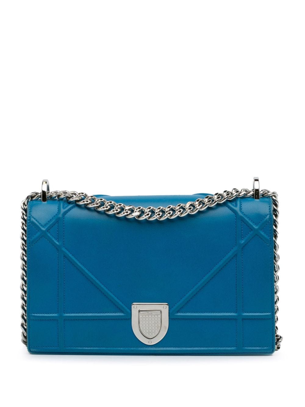 Christian Dior Pre-Owned 2015 Medium Diorama Flap crossbody bag - Blue von Christian Dior Pre-Owned