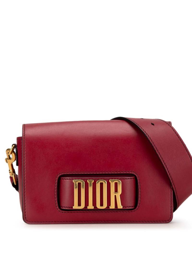 Christian Dior Pre-Owned 2017 Calfskin Dio(r)evolution Flap crossbody bag - Red von Christian Dior Pre-Owned