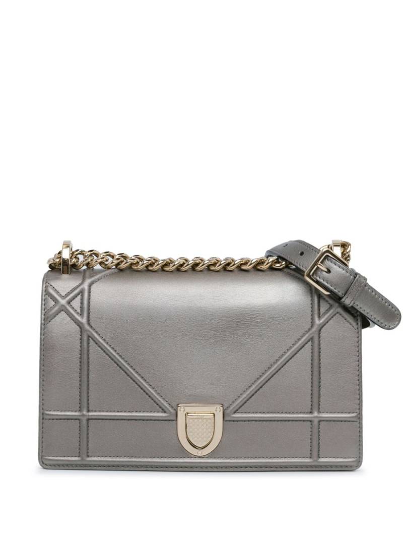 Christian Dior Pre-Owned 2018 Small Diorama Flap crossbody bag - Silver von Christian Dior Pre-Owned