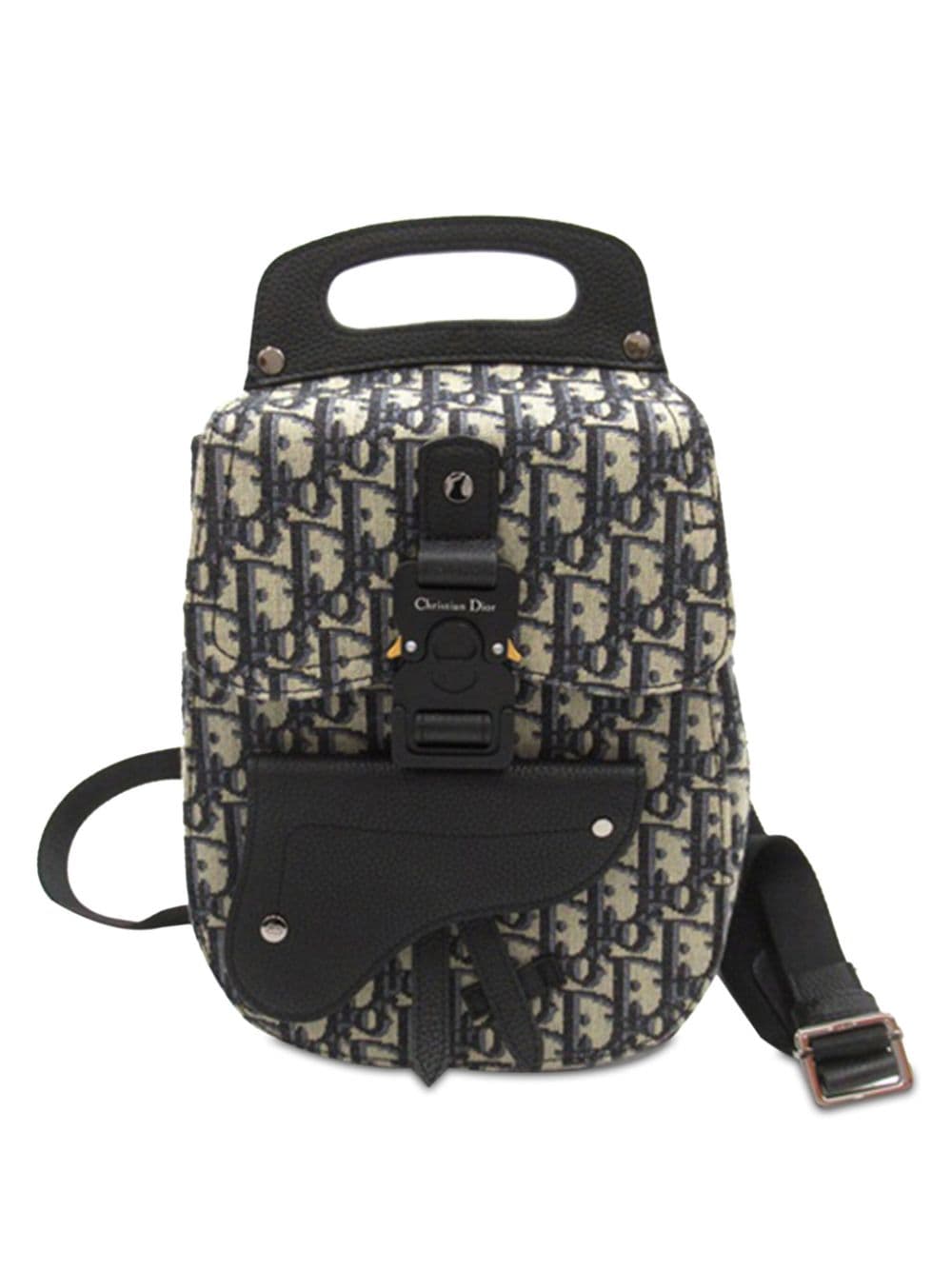 Christian Dior Pre-Owned 2019 Mini Oblique Gallop backpack - Blue von Christian Dior Pre-Owned