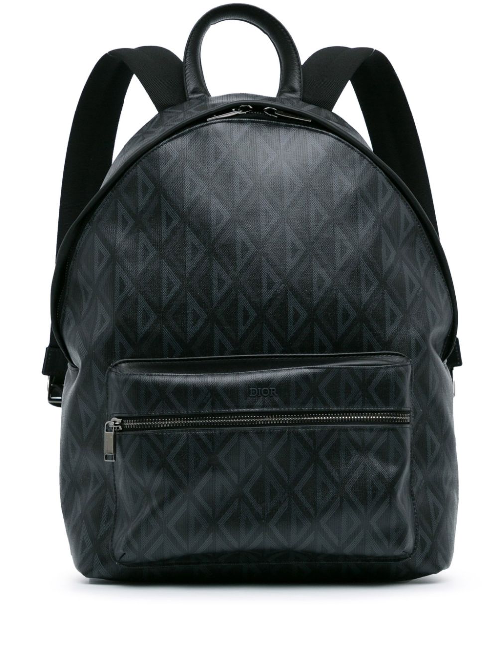 Christian Dior Pre-Owned 2020 CD Diamond Rider Zipped backpack - Black von Christian Dior Pre-Owned