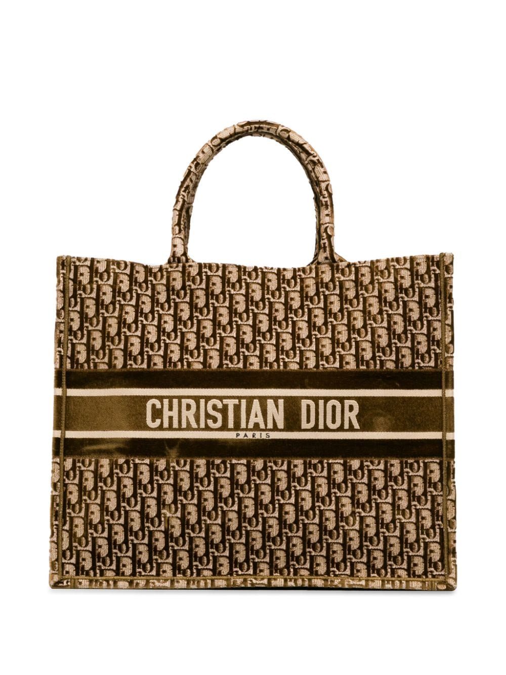 Christian Dior Pre-Owned 2020 Large Oblique Book tote bag - Brown von Christian Dior Pre-Owned