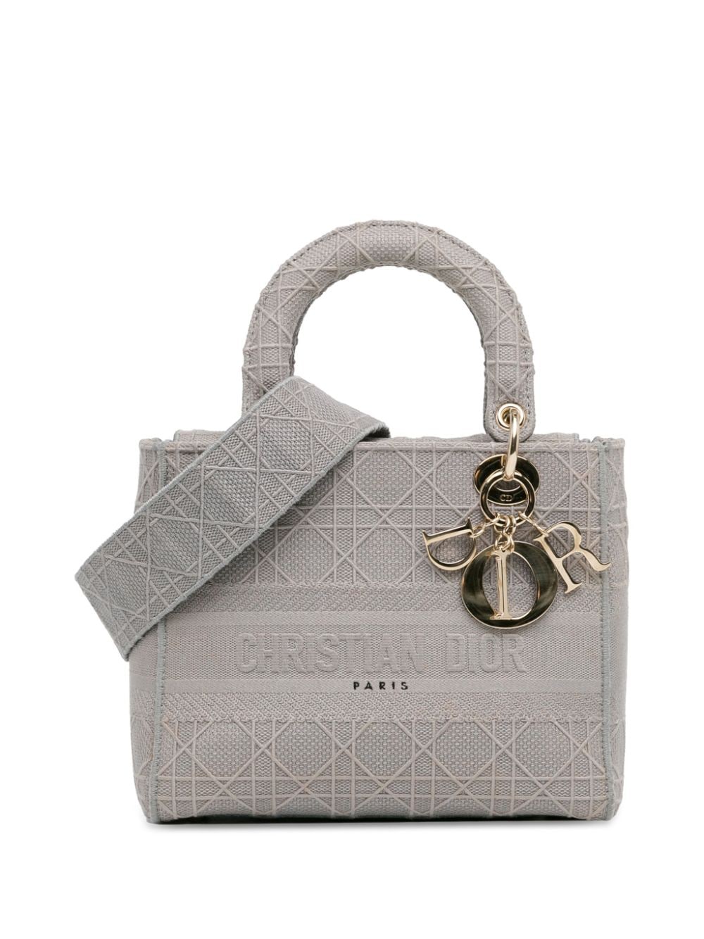 Christian Dior Pre-Owned 2020 Medium Cannage Lady D-Lite satchel - Grey von Christian Dior Pre-Owned