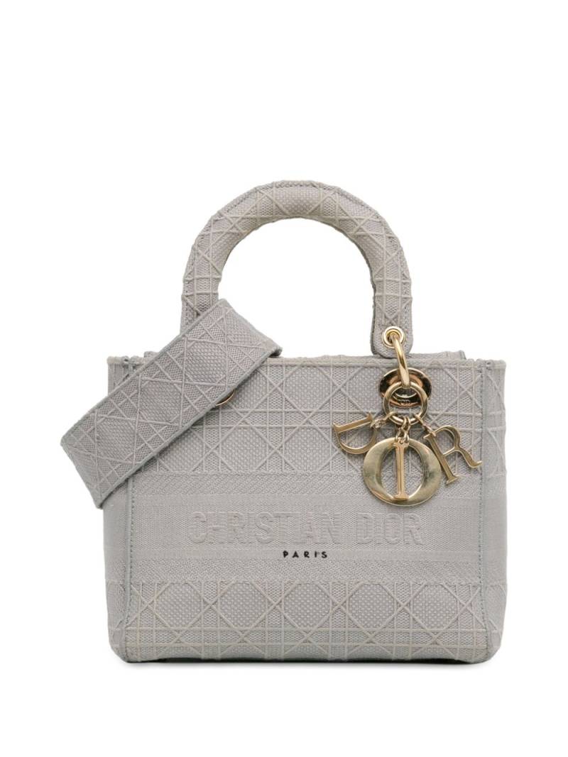 Christian Dior Pre-Owned 2020 Medium Cannage Lady D-Lite satchel - Grey von Christian Dior Pre-Owned