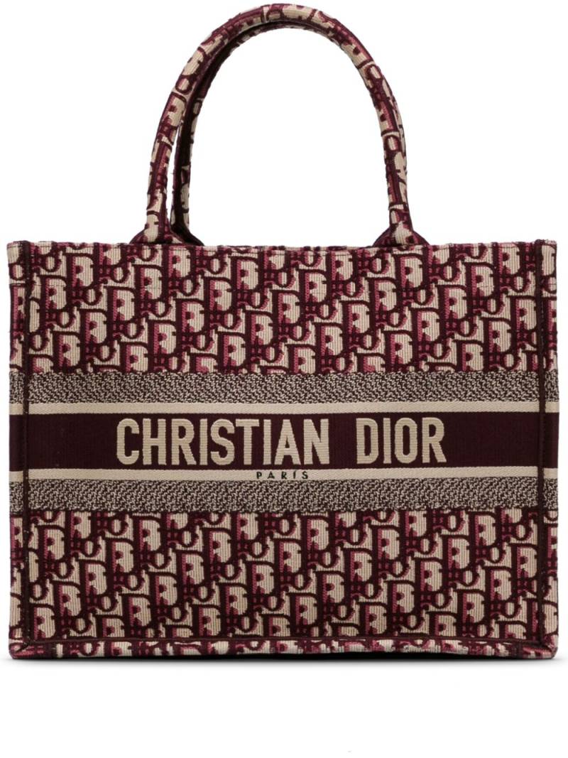 Christian Dior Pre-Owned 2020 Medium Oblique Book tote bag - Red von Christian Dior Pre-Owned