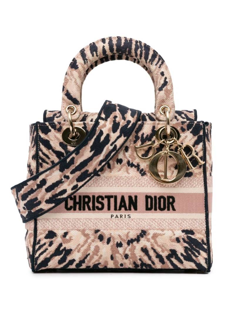 Christian Dior Pre-Owned 2020 Medium Tie-Dye Lady D-Lite satchel - Pink von Christian Dior Pre-Owned