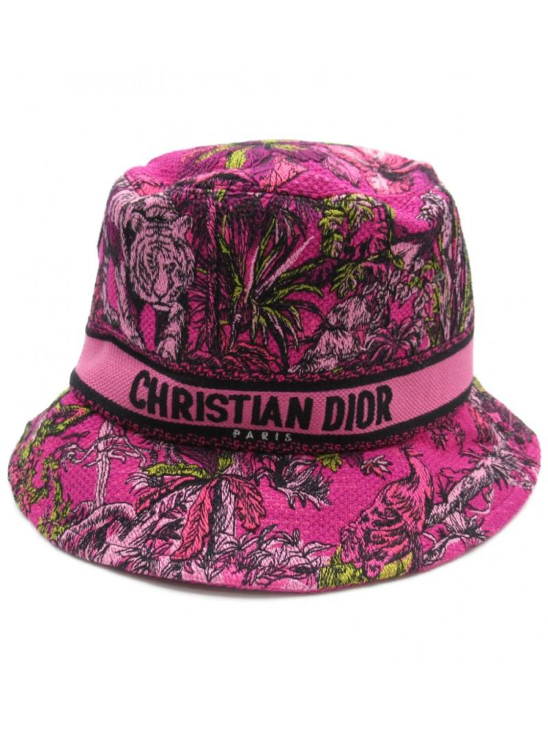 Christian Dior Pre-Owned 2020s jacquard bucket hat - Pink von Christian Dior Pre-Owned