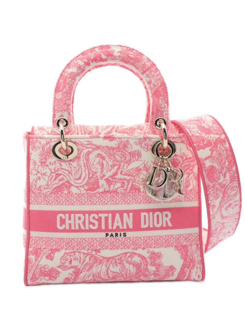 Christian Dior Pre-Owned 2020s medium Lady D-Lite tote bag - Pink von Christian Dior Pre-Owned