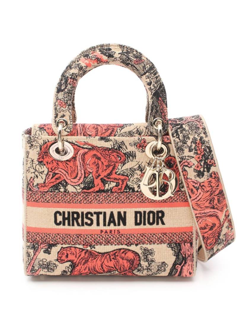 Christian Dior Pre-Owned 2020s medium Lady D-Lite tote bag - Pink von Christian Dior Pre-Owned