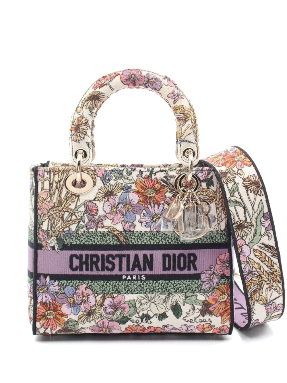 Christian Dior Pre-Owned 2020s medium Lady D-Lite tote bag - White von Christian Dior Pre-Owned