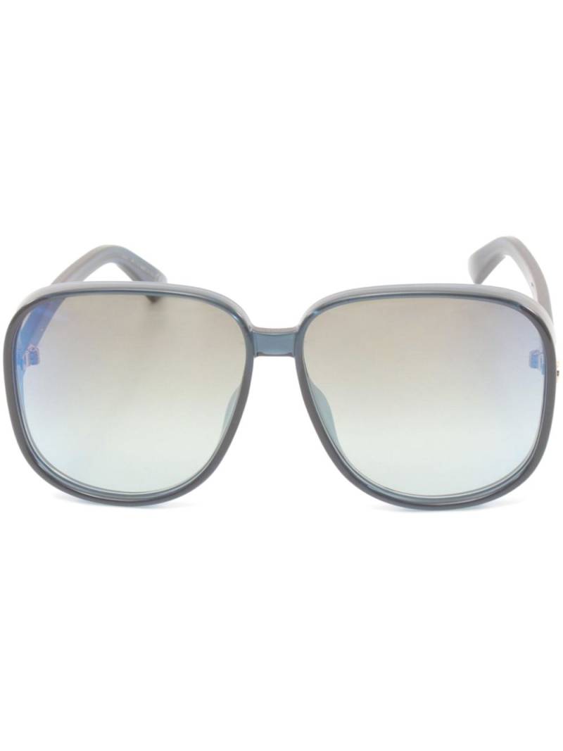 Christian Dior Pre-Owned 2020s oversize-frame sunglasses - Blue von Christian Dior Pre-Owned