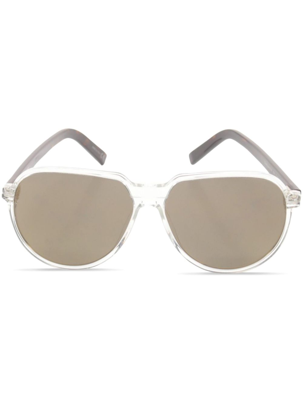 Christian Dior Pre-Owned 2020s round-frame sunglasses - Neutrals von Christian Dior Pre-Owned