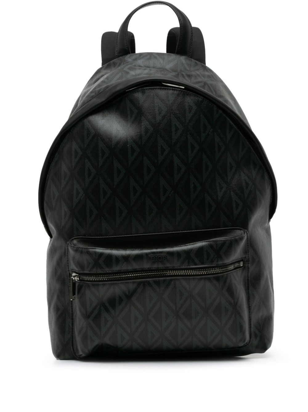 Christian Dior Pre-Owned 2022 CD Diamond Rider Zipped backpack - Black von Christian Dior Pre-Owned