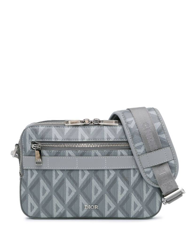 Christian Dior Pre-Owned 2022 CD Diamond Safari with Strap crossbody bag - Grey von Christian Dior Pre-Owned