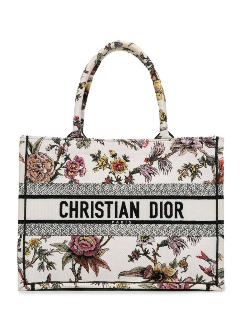 Christian Dior Pre-Owned 2022 Medium Jardin Botanique Book tote bag - Multicolour von Christian Dior Pre-Owned