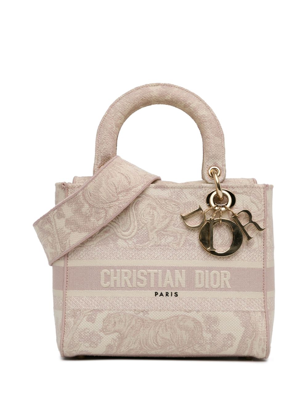 Christian Dior Pre-Owned 2022 Medium Toile de Jouy Lady D-Lite satchel - Pink von Christian Dior Pre-Owned