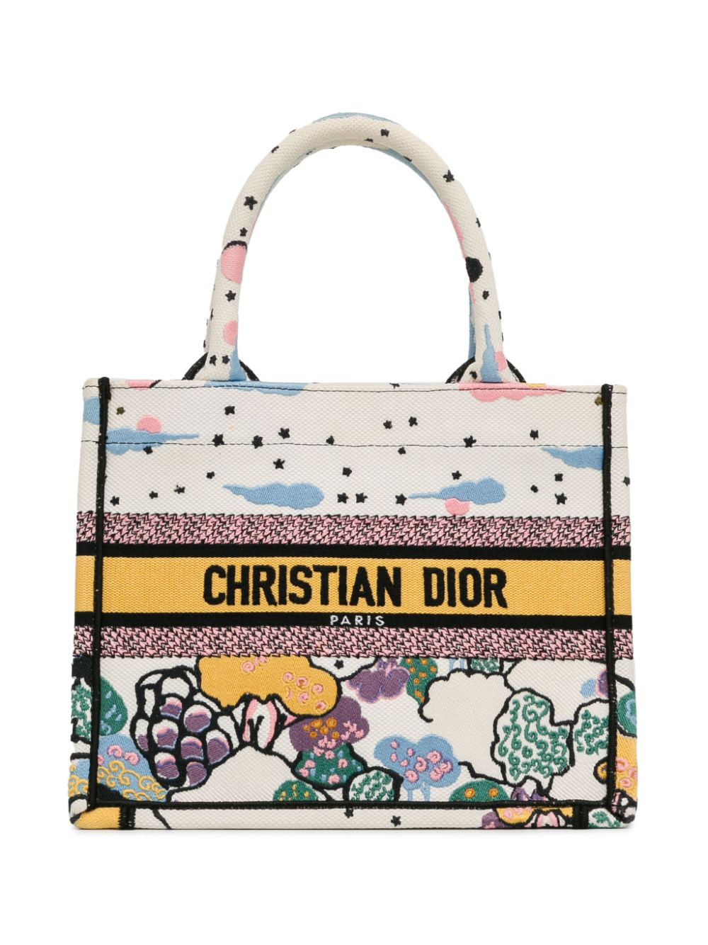 Christian Dior Pre-Owned 2022 Small Ciel de Reve Book tote bag - White von Christian Dior Pre-Owned