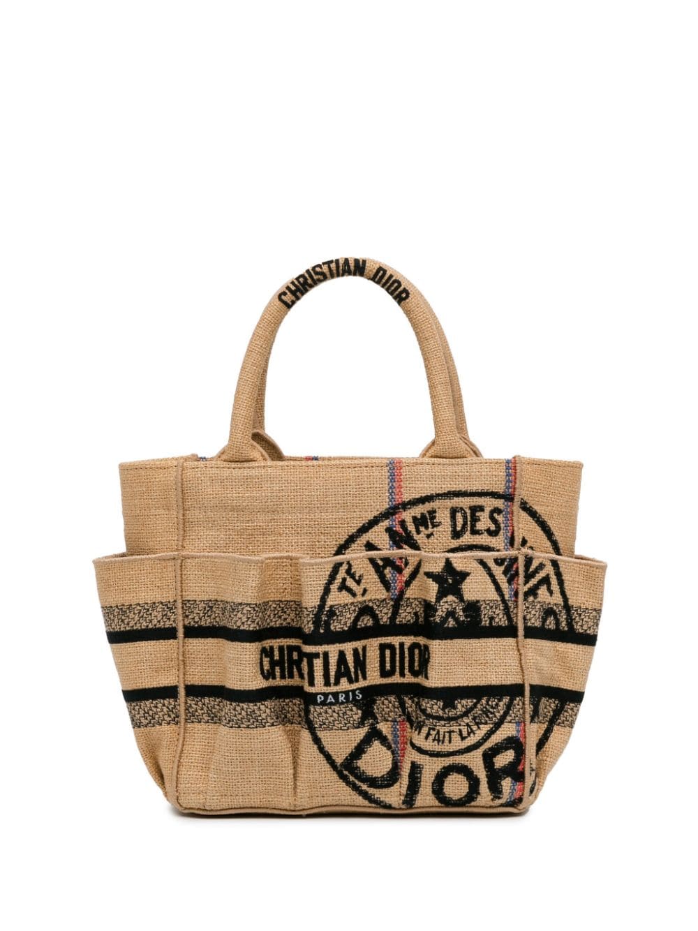 Christian Dior Pre-Owned 2022 Small Jute Catherine tote bag - Brown von Christian Dior Pre-Owned