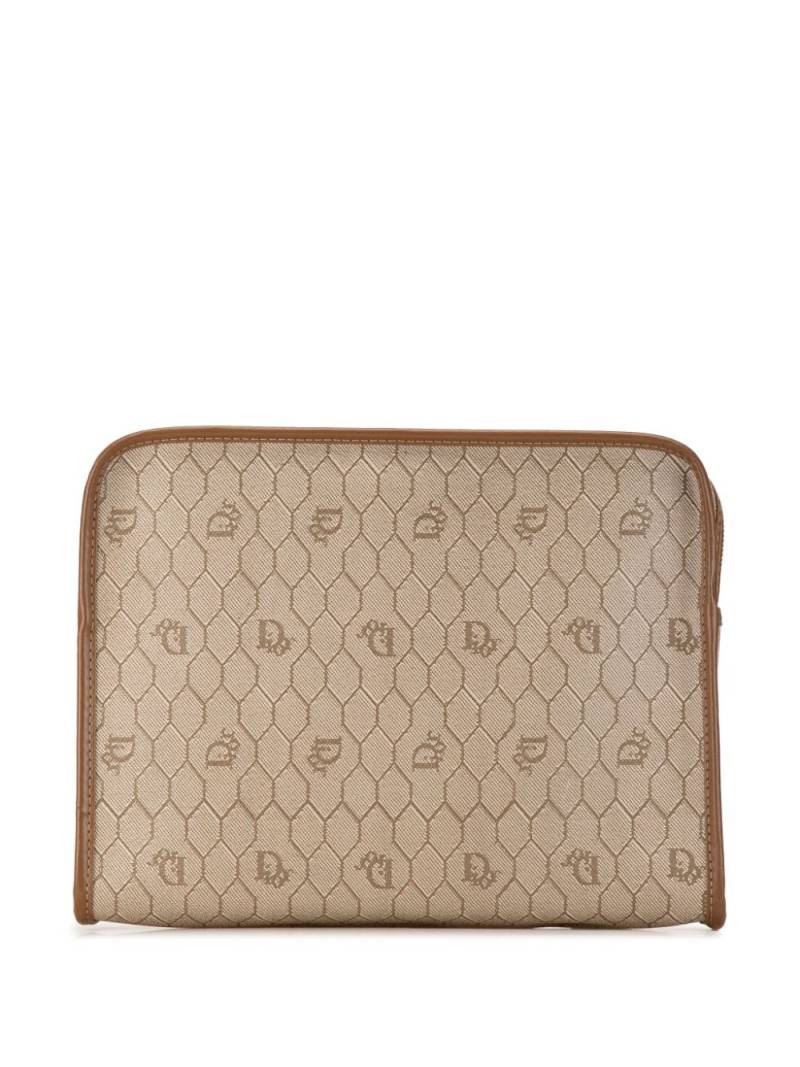 Christian Dior Pre-Owned 20th Century Honeycomb pouch - Brown von Christian Dior Pre-Owned