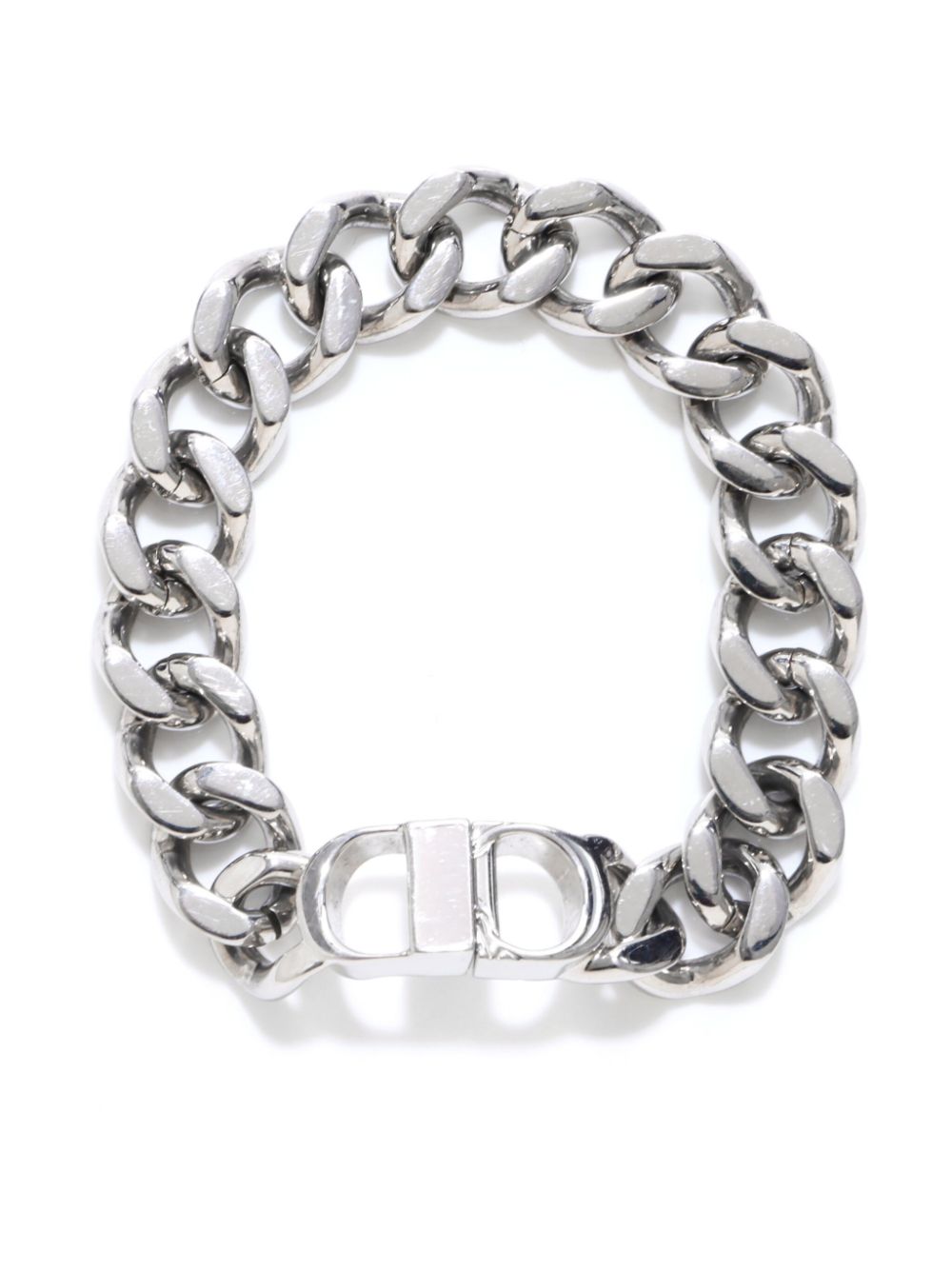 Christian Dior Pre-Owned CD chain bracelet - Silver von Christian Dior Pre-Owned