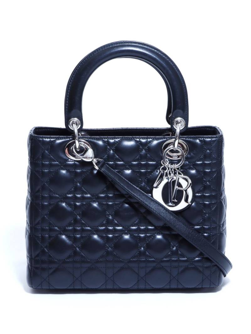 Christian Dior Pre-Owned Cannage Lady Dior two-way handbag - Black von Christian Dior Pre-Owned