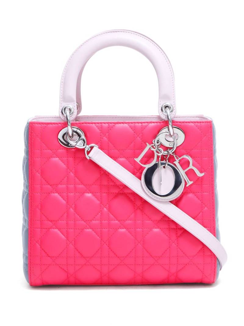 Christian Dior Pre-Owned Cannage Lady Dior two-way handbag - Pink von Christian Dior Pre-Owned