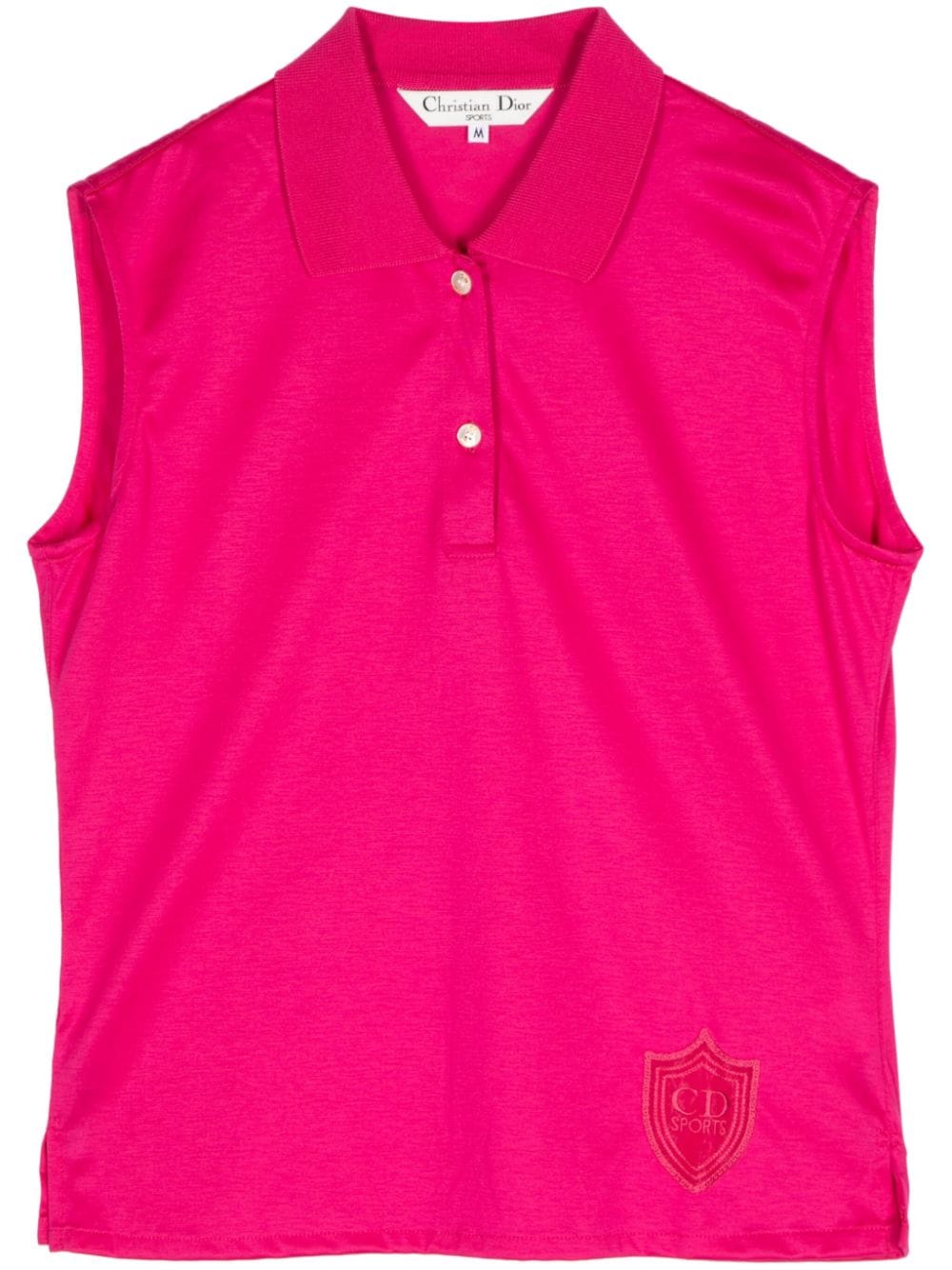 Christian Dior Pre-Owned Sports-appliqué polo top - Pink von Christian Dior Pre-Owned